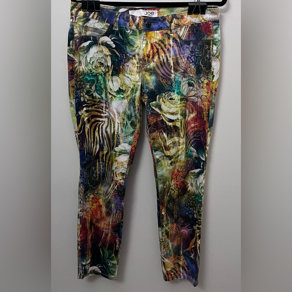 Joe Fresh Multicolor Patterned Pants - image 1